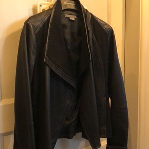 Leather bomber Vince XL